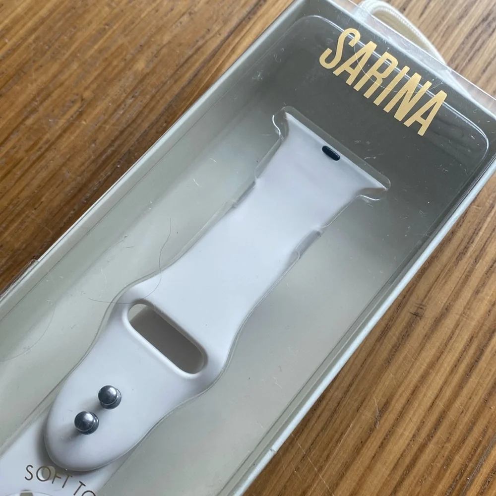 New SARINA Women OffWhite Apple Watch Band Series 1-7